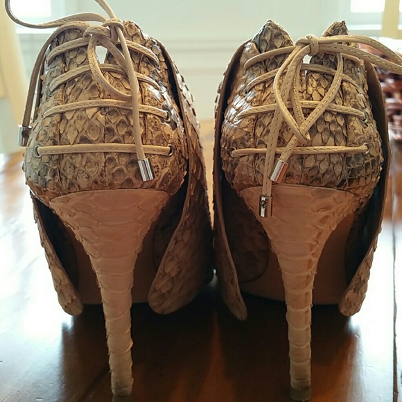Nude'ish Python Booties ... - Picture 3 of 4