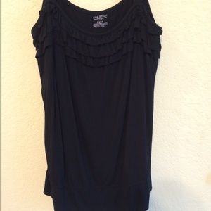 2 Lane Bryant Black Summer Tops Size 18/20