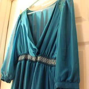 Turquoise Dress