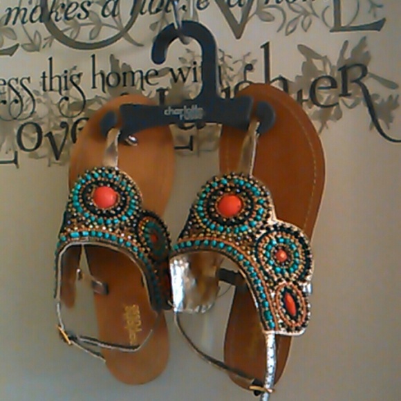 Beaded sandals