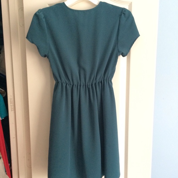 SOLD Teal Blue Flowy Cute Urban Outfitters Dress - Picture 3 of 3
