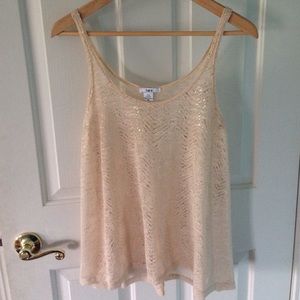 Beige/Gold Bar III tank