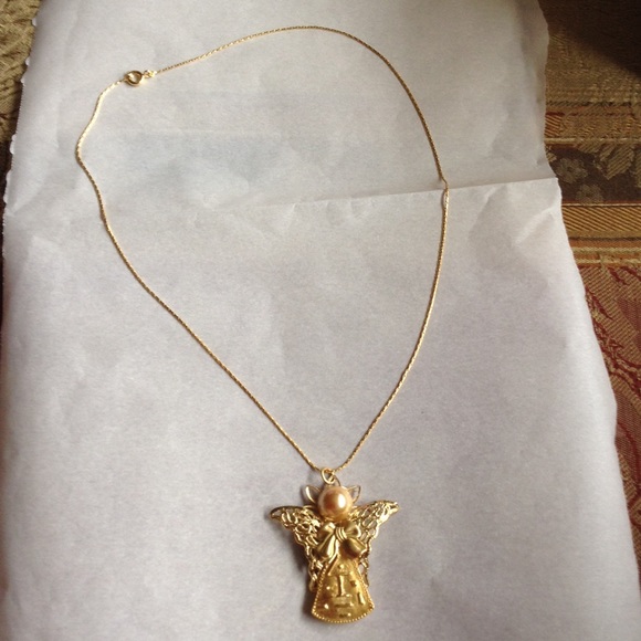 Hand made Jewelry - Cute Angle neckless.