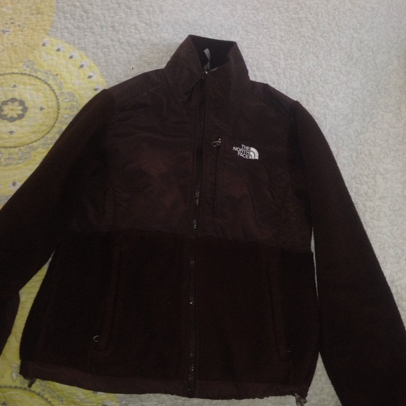 Authentic brown north face women's Denali jacket