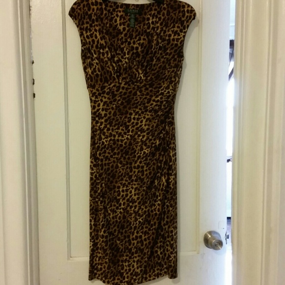 Ralph Lauren leopard print dress
