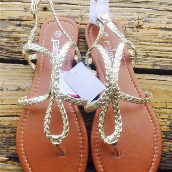Gold sandals