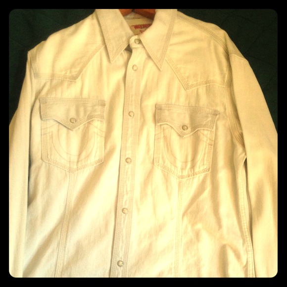 True religion dress shirt