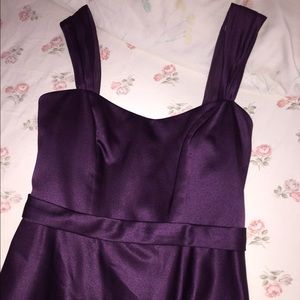 Purple bridesmaid dress from David's Bridal