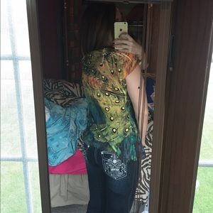 Peacock Blouse