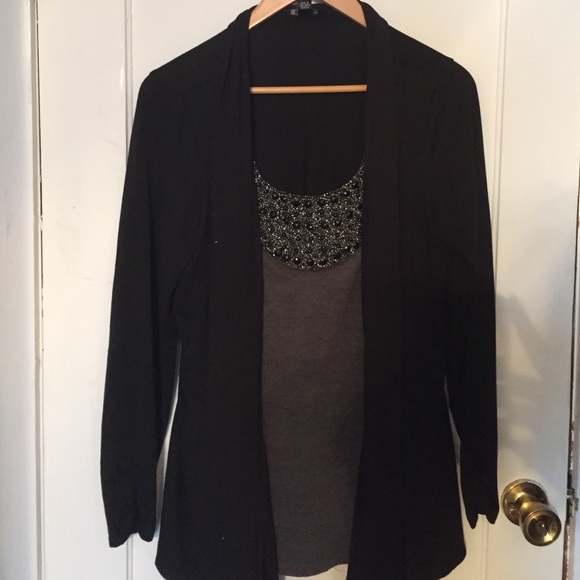 Connected Cardigan Tank