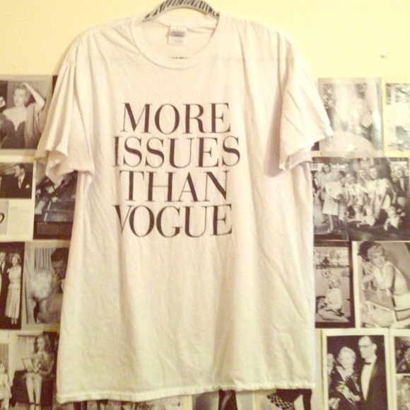 More issues than vogue tee☀️