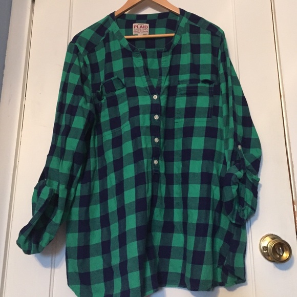 Plaid Old Navy Shirt Button Down