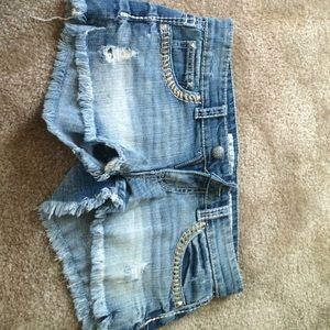Denim cut offs