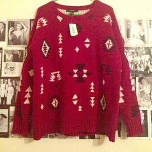 Printed sweater✈️