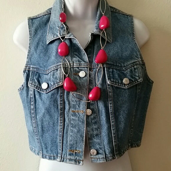 Sleeveless Jean Jacket
