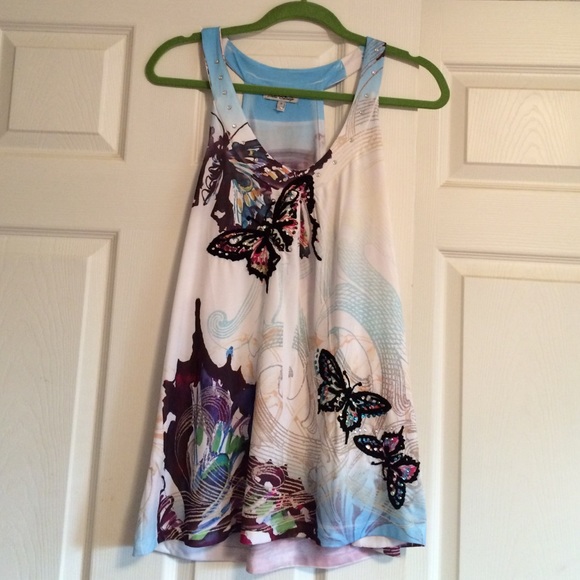 Beautiful butterfly top
