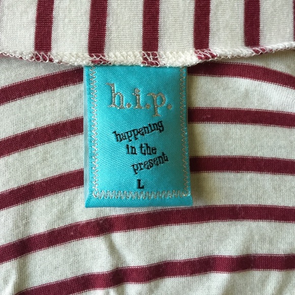 SOLD IN BUNDLE⚓️NAUTICAL Red/White Striped Cardi - Picture 2 of 3