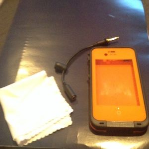 Orange 4/4s Lifeproof Case