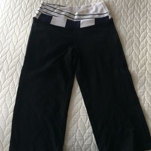 Lululemon Cropped Pants with Striped Waistband