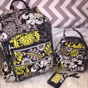 Vera Bradley Backpack and ID Holder