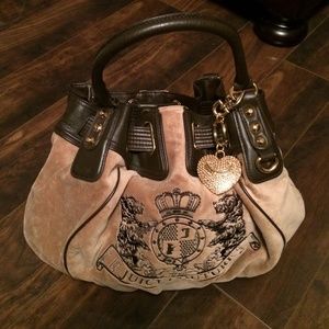 Juicy Couture tan and brown handbag
