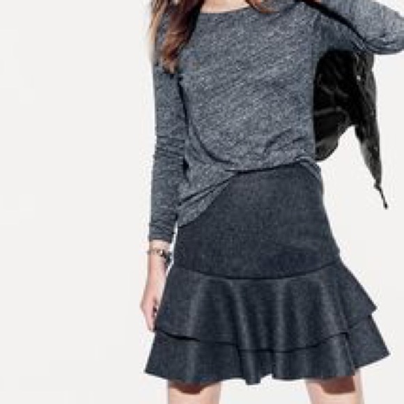 J. Crew Dresses & Skirts - J.Crew Flounce Skirt in bonded wool
