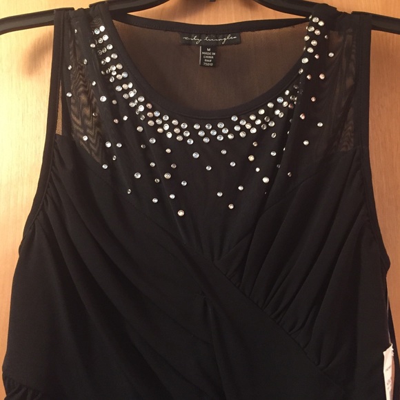 Sheer black dress