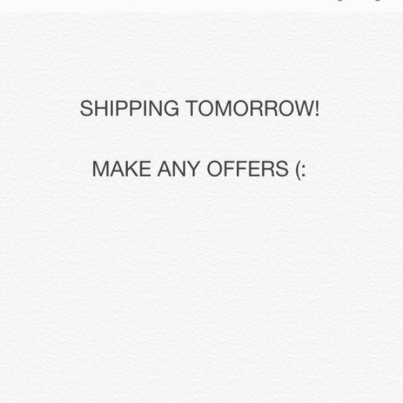 Shipping tomorrow !!!