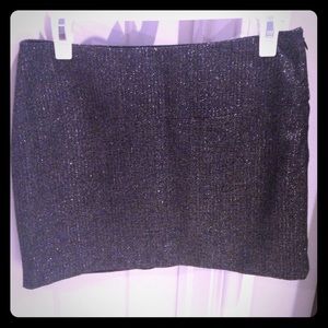 Express Black/Silver Skirt
