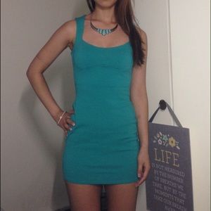 ** SOLD ** Teal Bodycon Dress