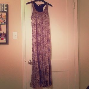 Cotton and studded maxi dress