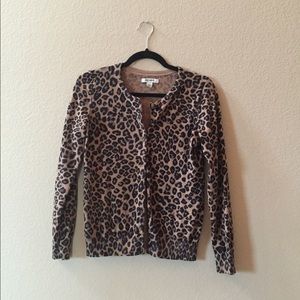 Old Navy Leopard Cardigan