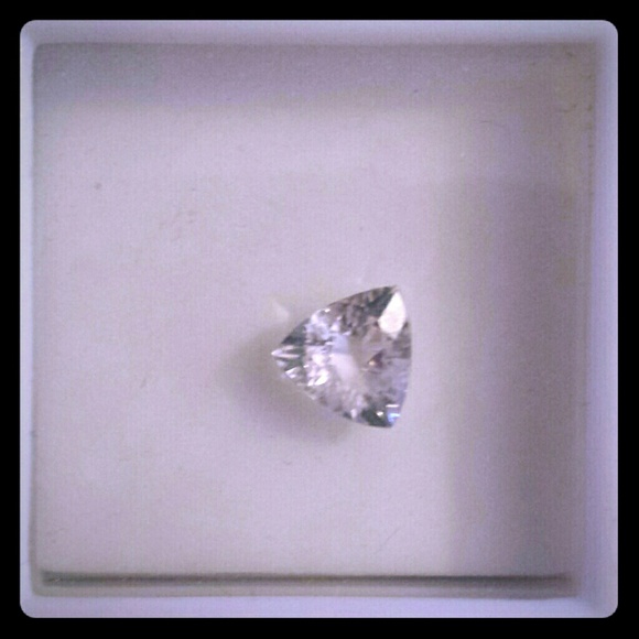 Trillion cut Brazilian Morganite
