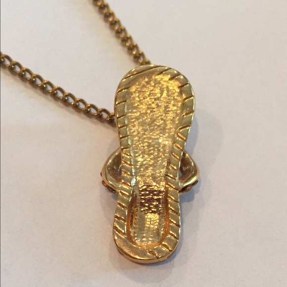 Hawaiian Flip Flop Necklace - Picture 3 of 4