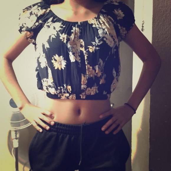 Flower Crop Top