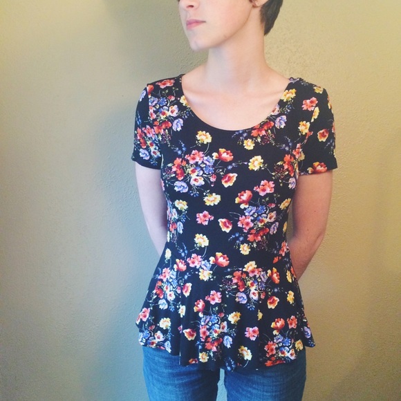 F21 Floral Top