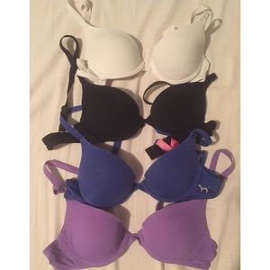 VS PINK 32A push-up t-shirt bras