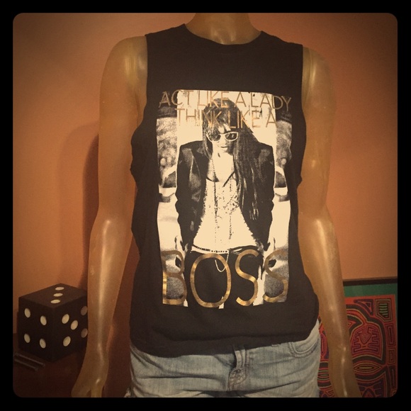 Like a Lady Sleeveless Shirt, M