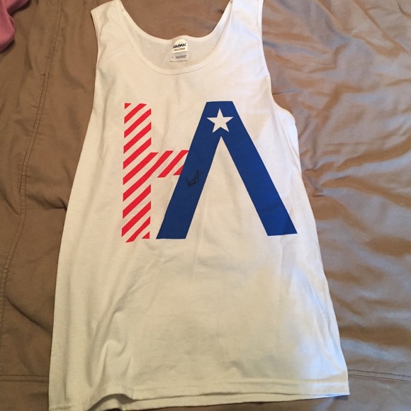 Signed Hoodie Allen tank top