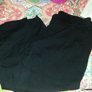 Black stretch pants! Cute for the office