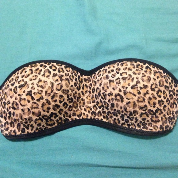 PINK Leopard Print Bandeau