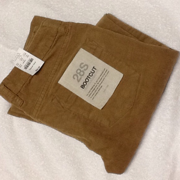 NWT J Crew cords Bootcut 28S