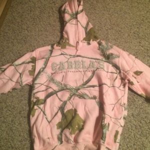 Cabela's pink camo hoodie