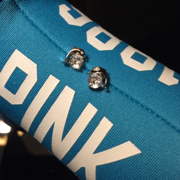 Dolphin ear studs