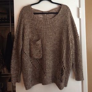 Comfy brown sweater