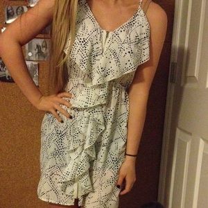 Francesca's Collection Black and White Dress