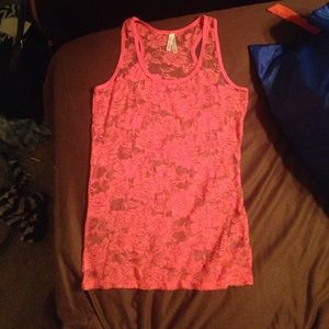Lace tank top
