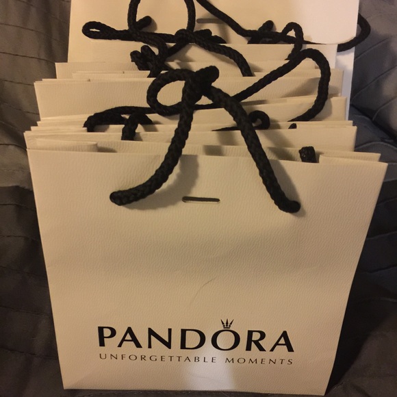 9 small pandora bags