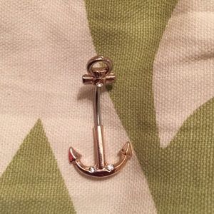 Rose Gold Anchor Belly Ring ⚓️