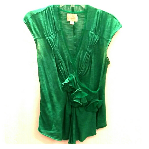 Anthropologie Deletta sleeveless gauze top